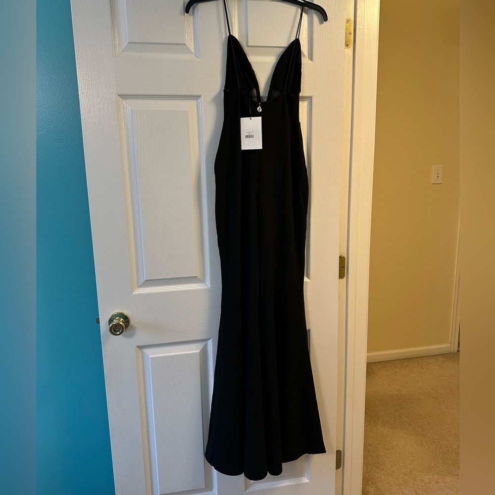 Nookie Revolve Sade Mesh Gown Dress size XS Extra Small Black - Picture 6 of 7